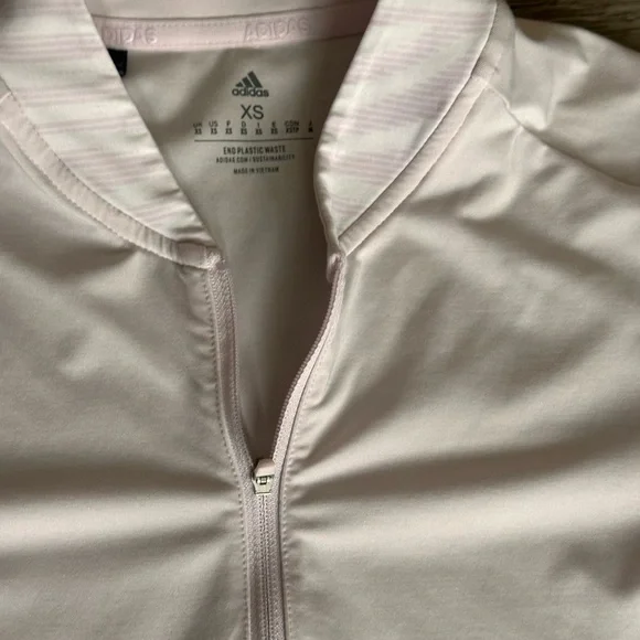 Adidas women's golf polo, specifically identified as the Ultimate365 model XS - Picture 6 of 7